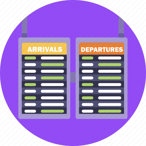 Public, transport, arrival, departure, airport icon - Download on Iconfinder