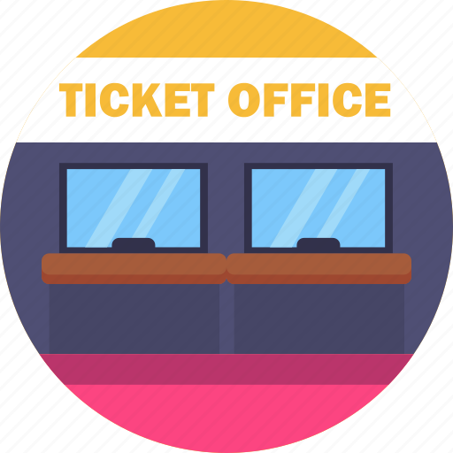 Public, transport, ticket, office, transportation icon - Download on Iconfinder