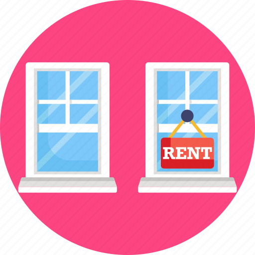 Rent, sign, post, real estate, business icon - Download on Iconfinder