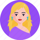 woman, avatar, user, profile