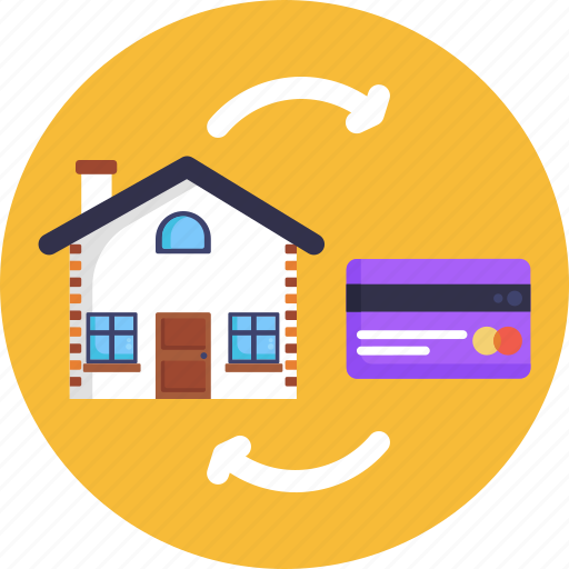 Rent, payment, card, home, house icon - Download on Iconfinder