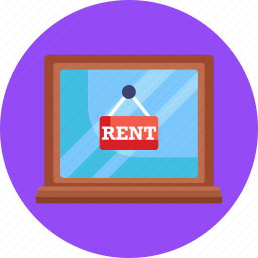 Rent, sign, post, real estate icon - Download on Iconfinder