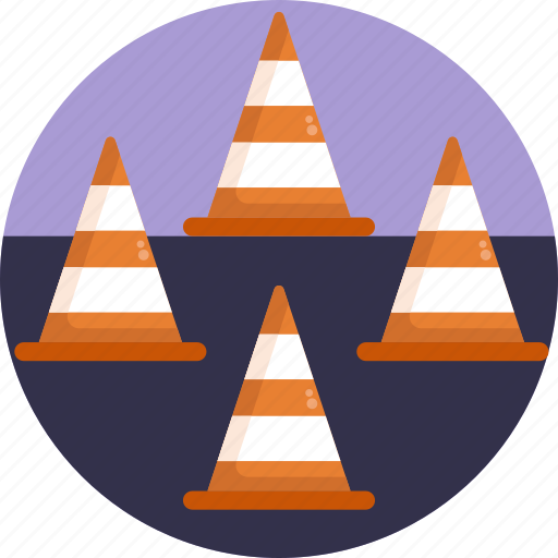 Skateboarding, cones, yellow cones, safety cones icon - Download on Iconfinder