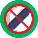 skateboarding, no skating, sign, warning