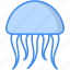 danger, dangerous, jellyfish, medusa, poison, jelly fish, toxic icon 