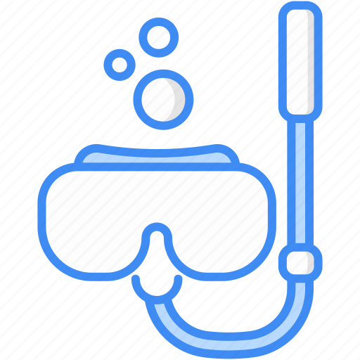 Diving, goggles, leisure, scuba, snorkeling, snorkel, travel icon icon - Download on Iconfinder