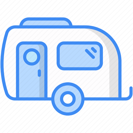 Caravan, trailer, camping, travel icon icon - Download on Iconfinder