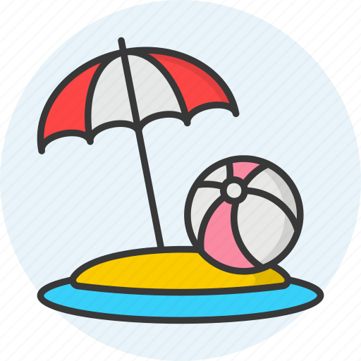 Beach, ball, games, sand, summer icon icon - Download on Iconfinder
