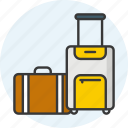 luggage, travel, trip, holiday, journey, vacation, suitcase icon