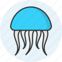 danger, dangerous, jellyfish, medusa, poison, jelly fish, toxic icon