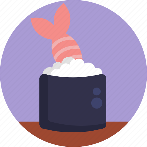 Sushi, food, healthy, japanese, lunch, rice, seafood icon - Download on Iconfinder