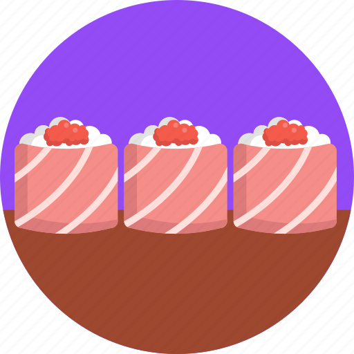 Sushi, food, healthy, japanese, lunch, rice icon - Download on Iconfinder