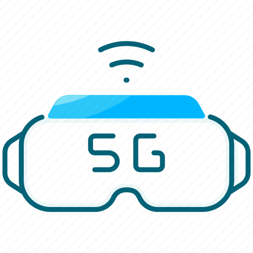 Vr, glasses, virtual realuty, 5g icon - Download on Iconfinder