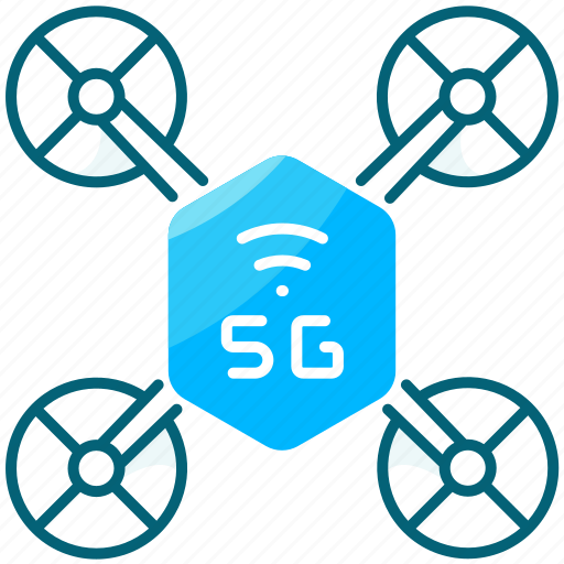 Drone, quadcopter, camera, 5g icon - Download on Iconfinder