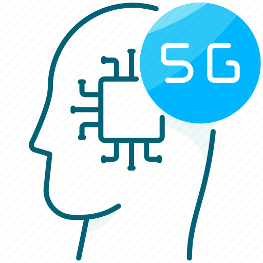 Human, head, microchip, 5g icon - Download on Iconfinder