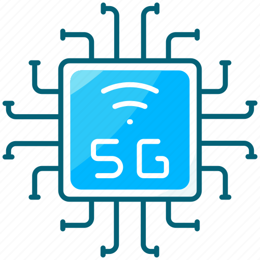 Microchip, chip, 5g, processor icon - Download on Iconfinder