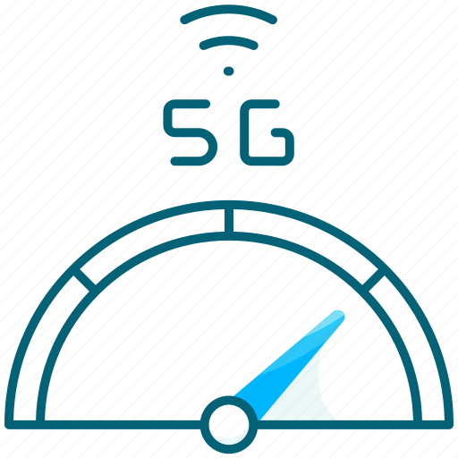Speedometer, speed, 5g, internet icon - Download on Iconfinder