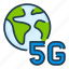 5g, global, globe, internet, network, worldwide 