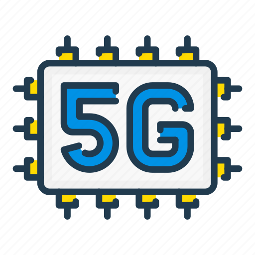 5g, chip, cpu, microchip, processor icon - Download on Iconfinder