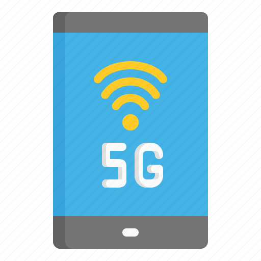 Smartphone, wifi, connected5g, phone, technology, internet, mobile icon - Download on Iconfinder