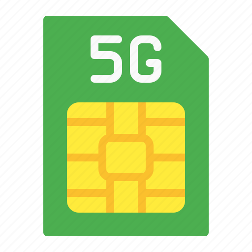 5g, card, cellular, connection, internet, signal, sim icon - Download on Iconfinder