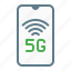 5g, connection, internet, network, signal, smartphone 
