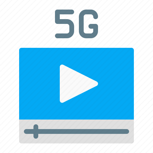 5g, fast, internet, network, signal, streaming, video icon - Download on Iconfinder
