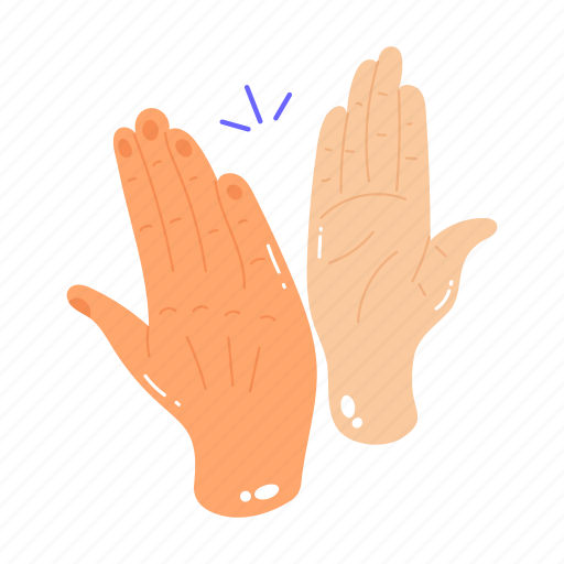 Gimme five, high five, salutation, greetings, give five icon - Download on Iconfinder