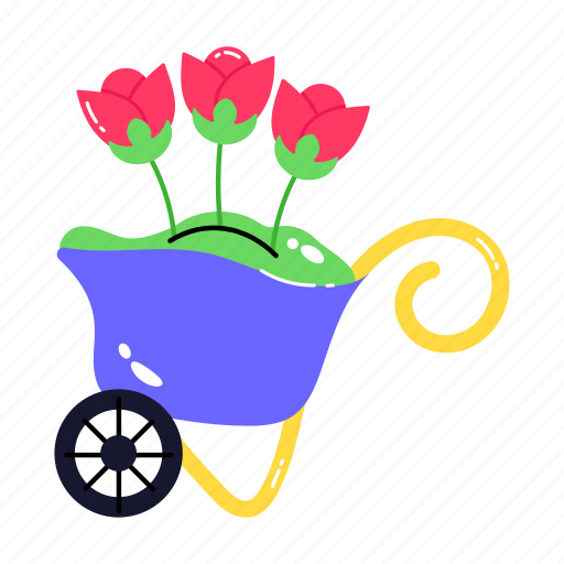 Rosebud, rose, red flower, blooming flower, floral icon - Download on Iconfinder