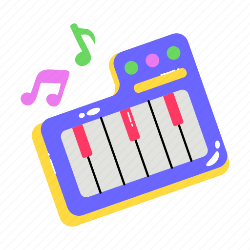 Musical keyboard, piano music, musical instrument, pianoforte, piano icon - Download on Iconfinder