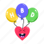 balloons bunch, birthday balloons, colourful balloons, party balloons, decorative balloons 
