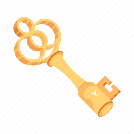 Passkey, vintage key, latchkey, door key, old key icon - Download on Iconfinder