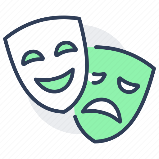 Acting, skill, theatre, masks, art, scene icon - Download on Iconfinder