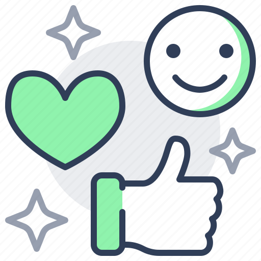 Feedback, like, heart, thumbs, up, online icon - Download on Iconfinder