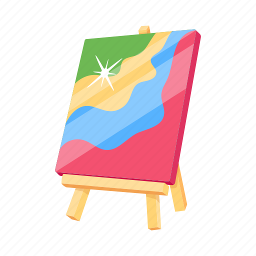 Painting board, canvas, easel, canvas board, canvas stand icon - Download on Iconfinder