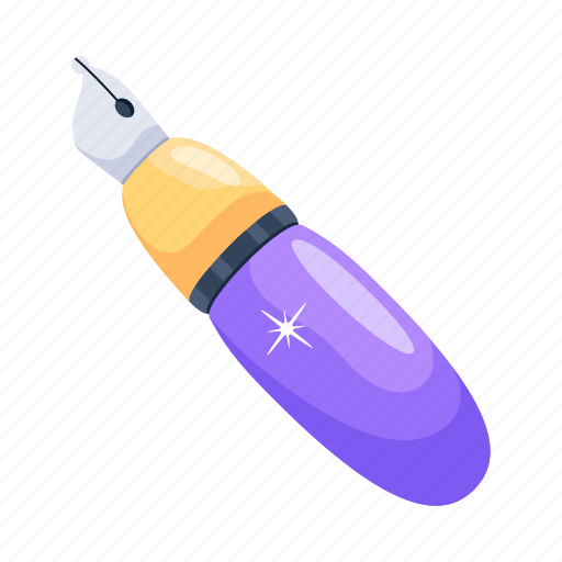 Pen, inkpen, writing tool, stationery, fountain pen icon - Download on Iconfinder