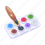 color picker, color palette, paint palette, art palette, painting tool 