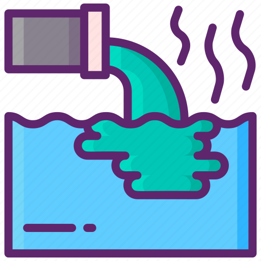 Sewage, spill, pollution, industry, production icon - Download on Iconfinder