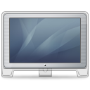 Cinema, display, front, graphite, old icon - Free download