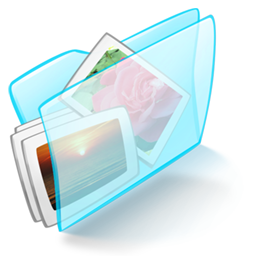 Blue, dossier, pictures icon - Free download on Iconfinder