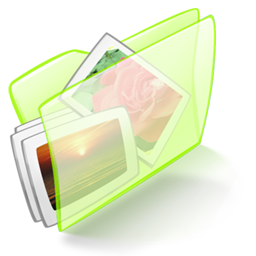 Dossier, green, pictures icon - Free download on Iconfinder