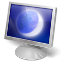 Desktop, eclipse, monitor, screen icon - Free download