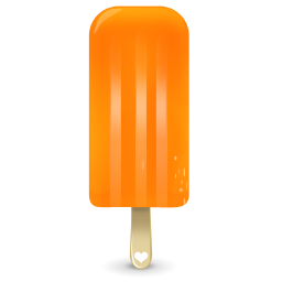 Icecream, orange icon - Free download on Iconfinder