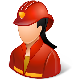 Female, firefighter icon - Free download on Iconfinder