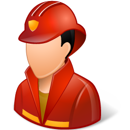 Firefighter, male icon - Free download on Iconfinder