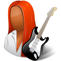 Female, guitarist icon - Free download on Iconfinder