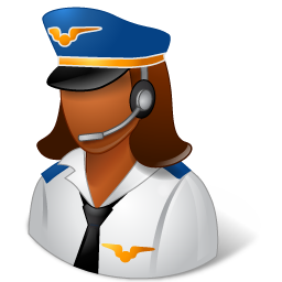 Female, pilot icon - Free download on Iconfinder