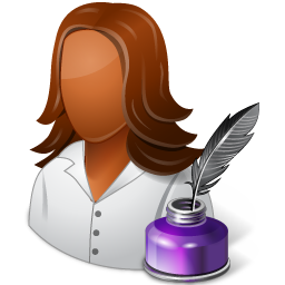 Dark, female, writer icon - Free download on Iconfinder