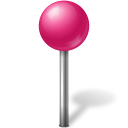 ball, base, map, marker, pink
