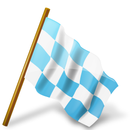 Azure, base, chequered, flag, map, marker, right icon - Free download